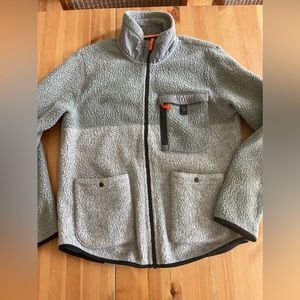 Hoka fleece zip up - men’s medium, grey